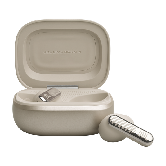 JBL Live Beam 4 - Sand - True wireless Noise Cancelling earbuds - Bottom image number null