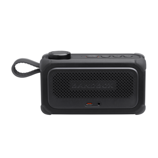 JBL BandBox Solo - Black - Compact AI-powered practice amp and speaker - Back image number null