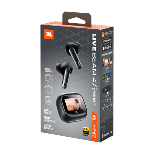 JBL Live Beam 4 - Black - True wireless Noise Cancelling earbuds - Detailshot 15 image number null