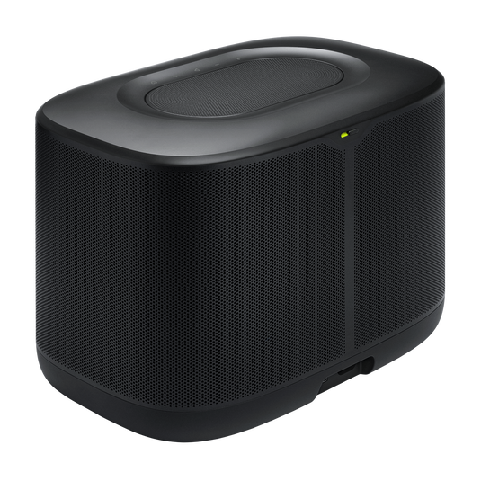 JBL Cove X1 - Black - 3D Room-Filling Wi-Fi home speaker - Back image number null
