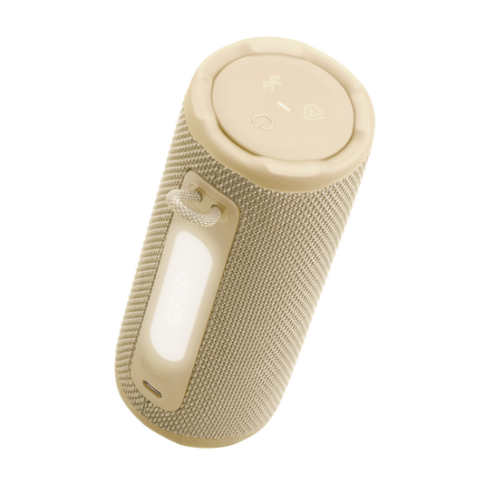 JBL Grip - Yellow - Compact Bluetooth speaker with bold JBL Pro Sound and ambient light - Detailshot 1 image number null