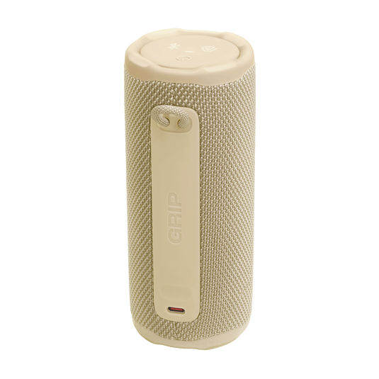 JBL Grip - Yellow - Compact Bluetooth speaker with bold JBL Pro Sound and ambient light - Back image number null
