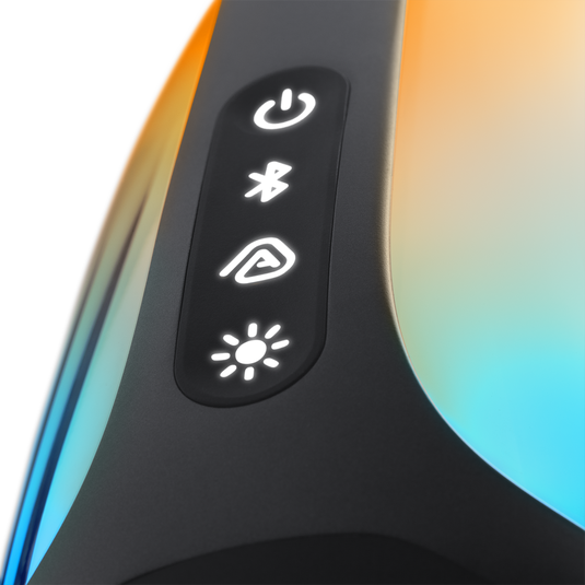 JBL Pulse 6 - Black - Portable speaker with JBL legendary sound and a customizable 360&deg; lightshow - Detailshot 1 image number null