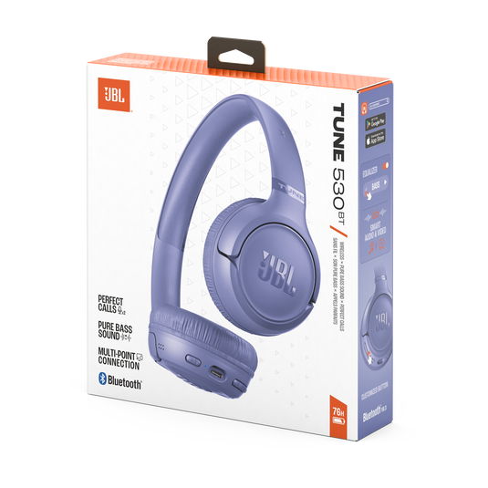 JBL Tune 530BT - Digital Lavender - Wireless on-ear Bluetooth&reg; headphones - Detailshot 15 image number null