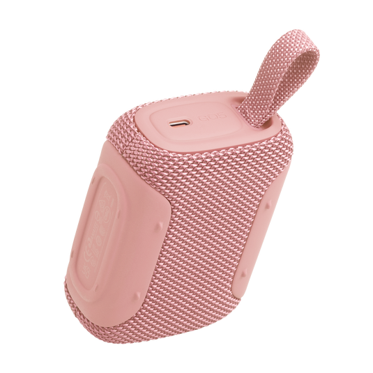JBL Go 5 - Pink - Ultra-portable waterproof and drop-proof speaker with JBL legendary sound and ambient edge lighting - Back image number null