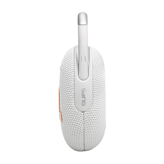 JBL Clip 5 - White - Ultra-portable waterproof speaker - Detailshot 2 image number null
