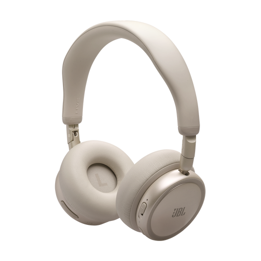 JBL Live 680NC - Sand - Wireless on-ear Noise Cancelling headphones - Bottom image number null