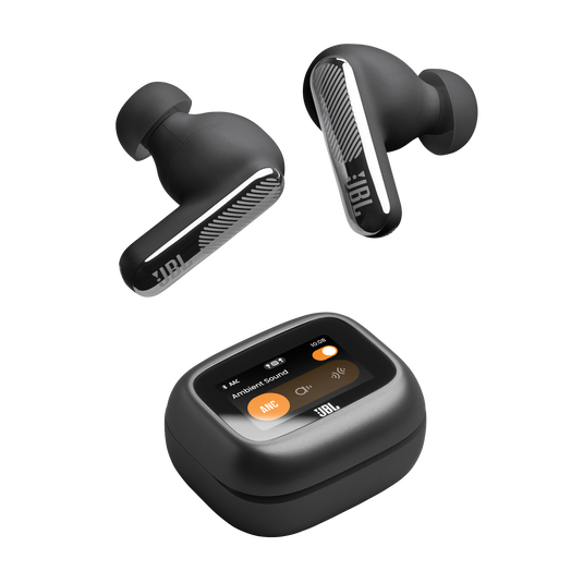 JBL Live Beam 4 - Black - True wireless Noise Cancelling earbuds - Top image number null