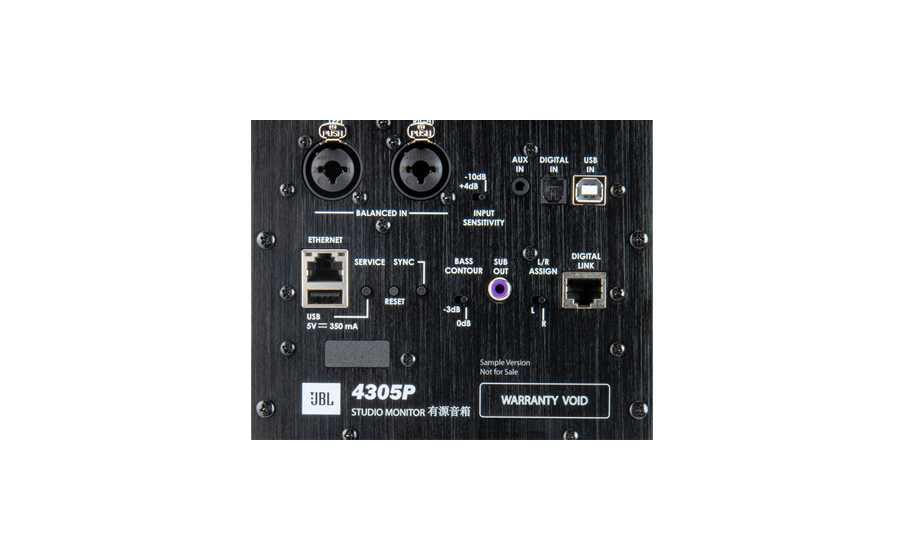 4305P Studio Monitor Amplia conectividad digital y anal&oacute;gica - Image