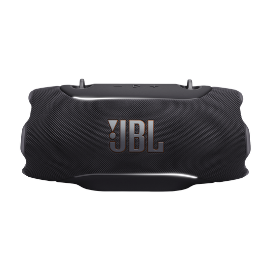JBL Xtreme 5 - Black - Portable waterproof speaker with massive legendary JBL sound, ambient edge lighting, and a convenient shoulder strap - Front image number null