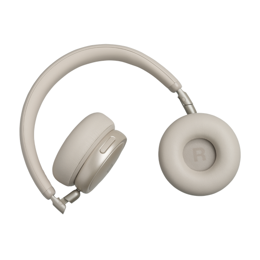 JBL Live 680NC - Sand - Wireless on-ear Noise Cancelling headphones - Detailshot 2 image number null