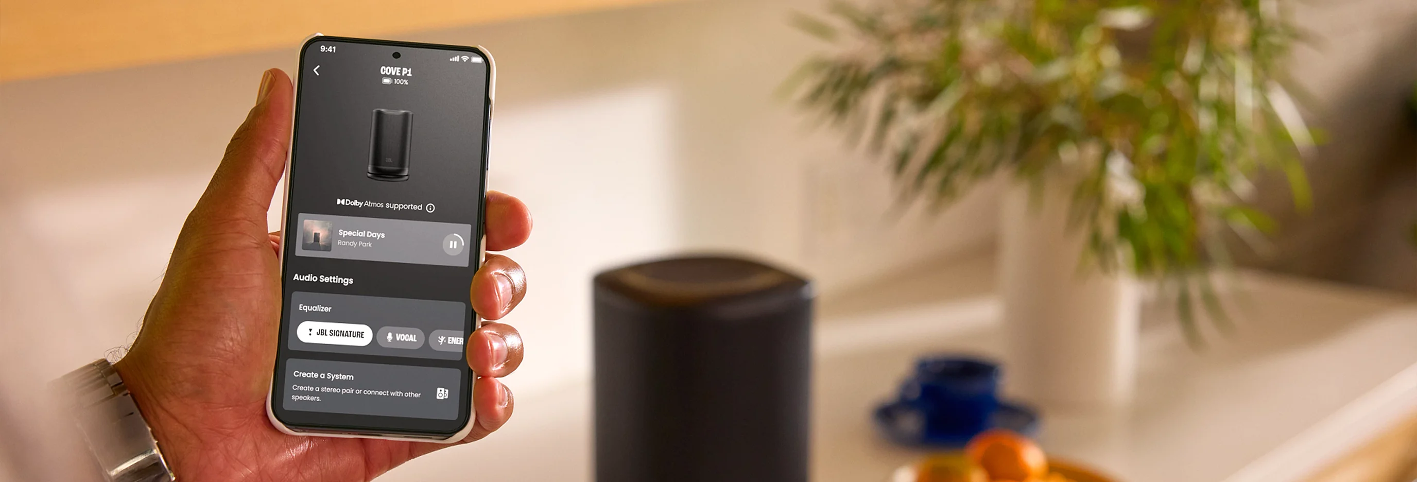 Easy 3-Step Setup with the JBL One App