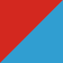 JBL Quantum 100N - Blue / Red - Wired over-ear gaming headset with detachable mic - Swatch Image