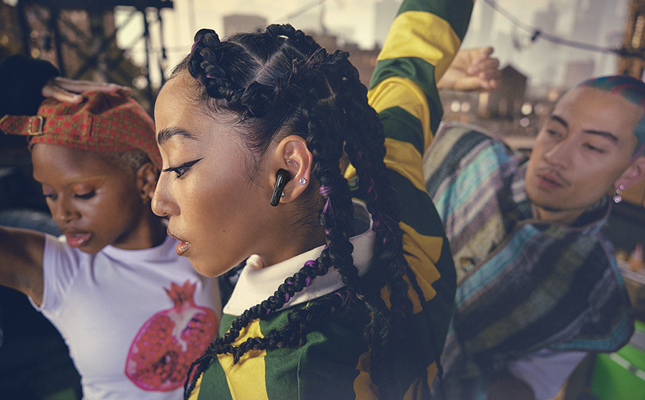 JBL Pure Bass con sonido Spatial