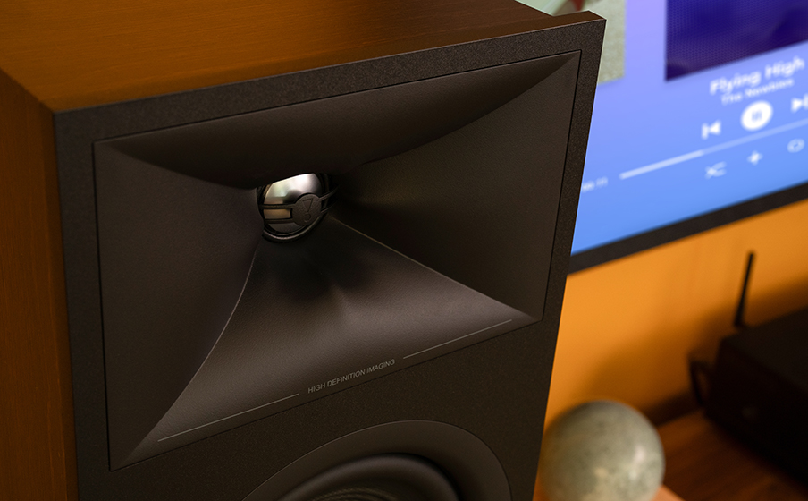 Altavoz de agudos de aluminio anodizado de 25 mm con guía de onda HDI™ de última generación