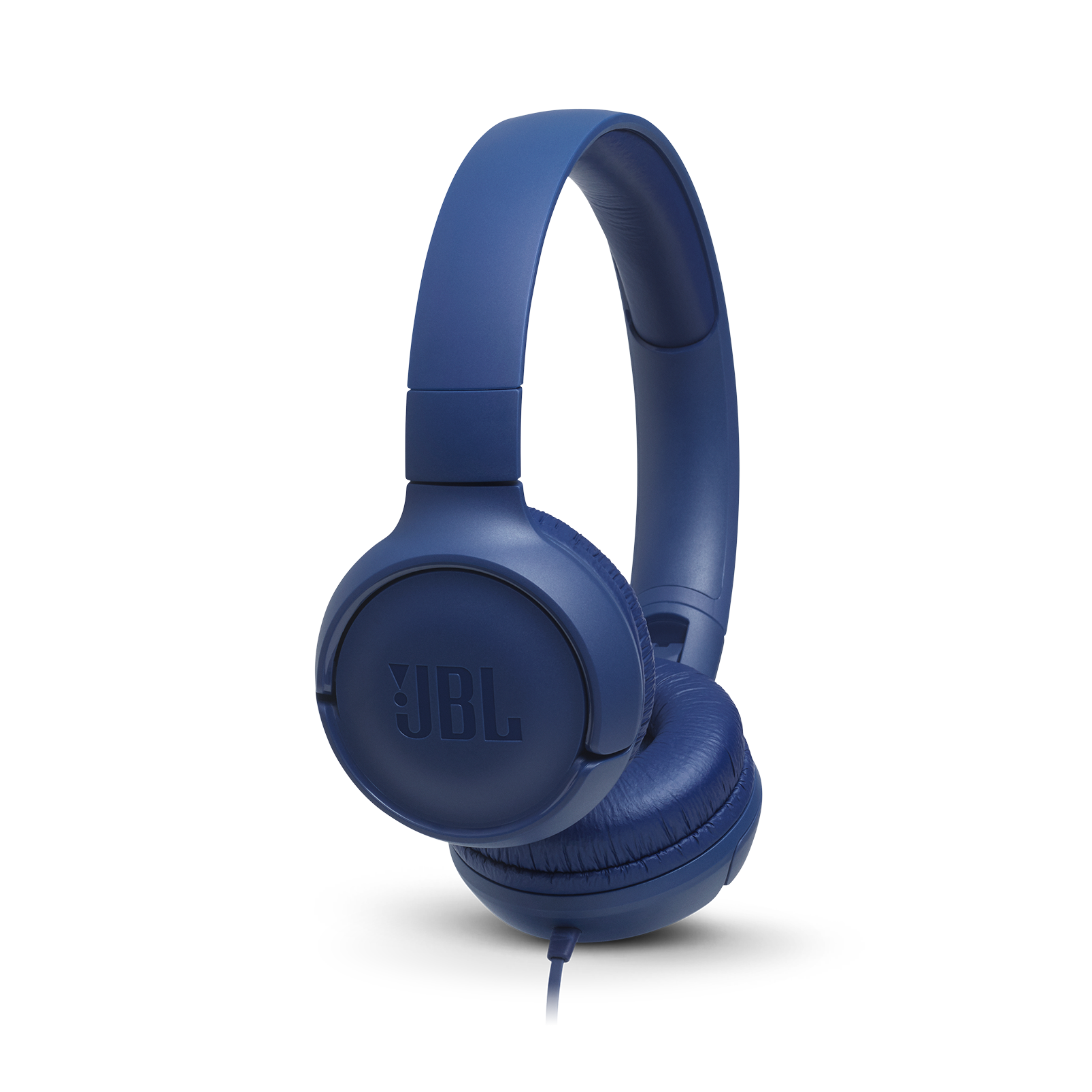JBL Tune 500 - Blue - Wired on-ear headphones - Hero