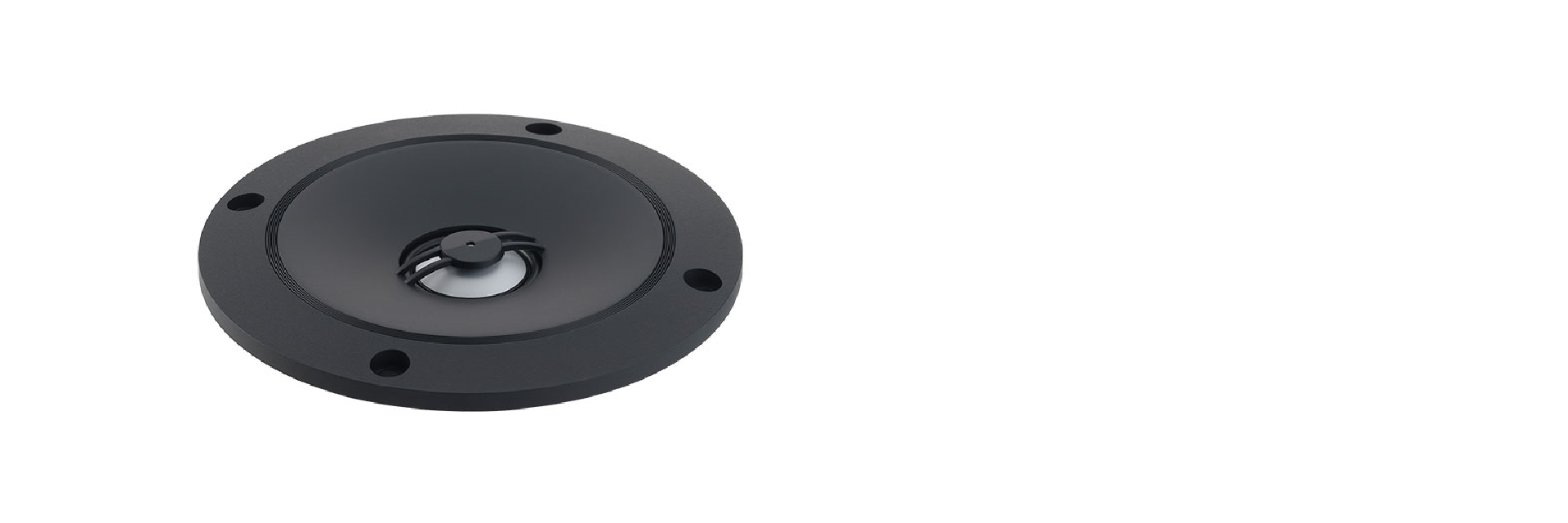 Amplificador de gama media de cono de pulpa pura con revestimiento de polímero de 133 mm.